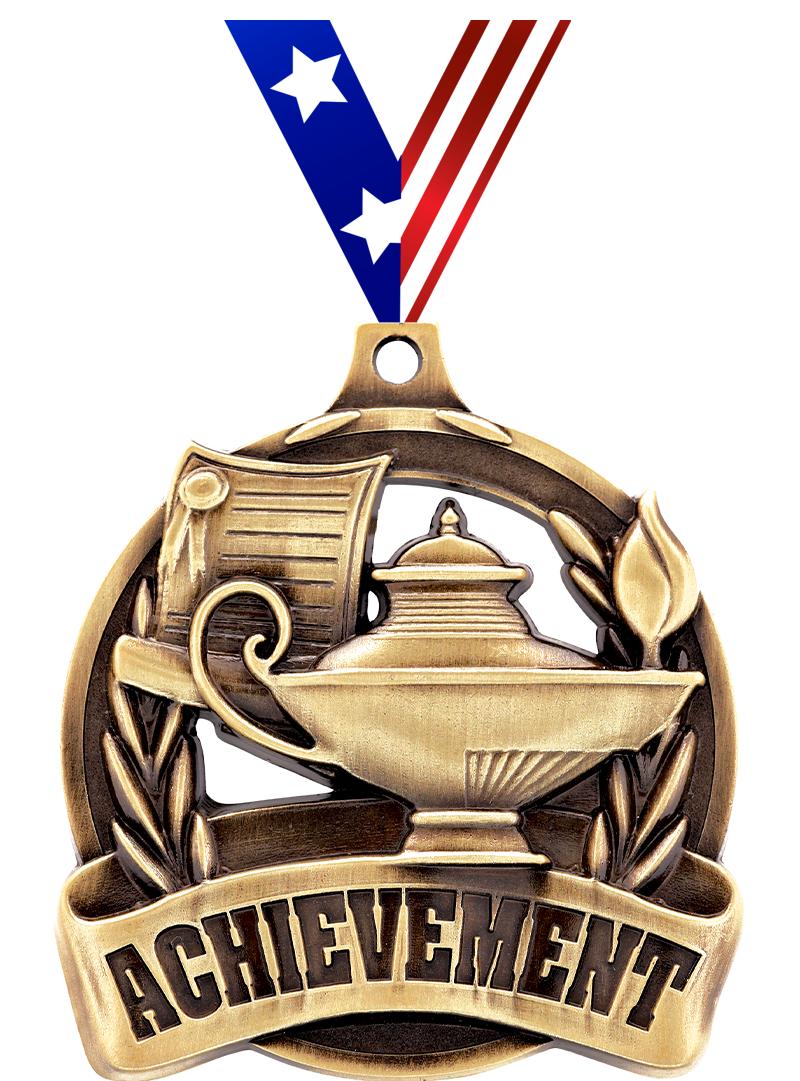 2" ACHIEVEMENT MEDAL GOLD