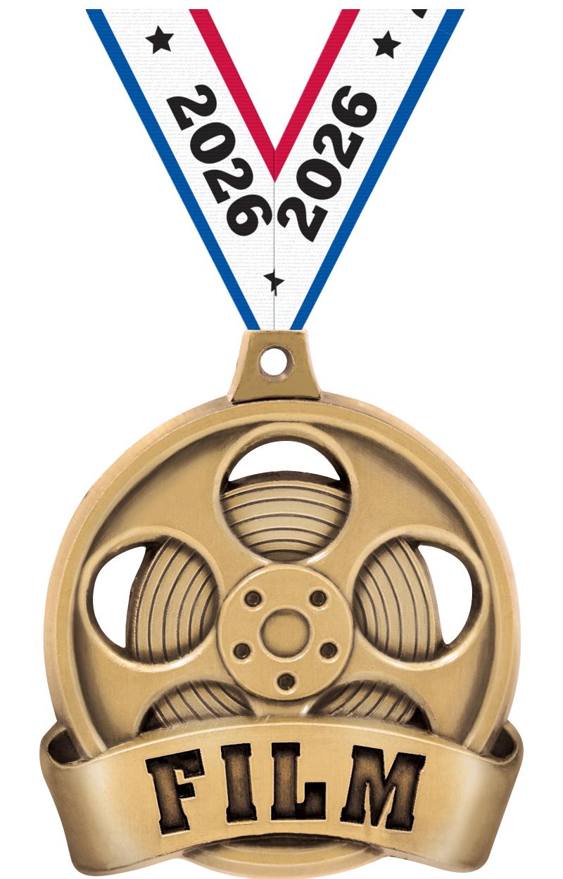 2" FILM MEDAL GOLD