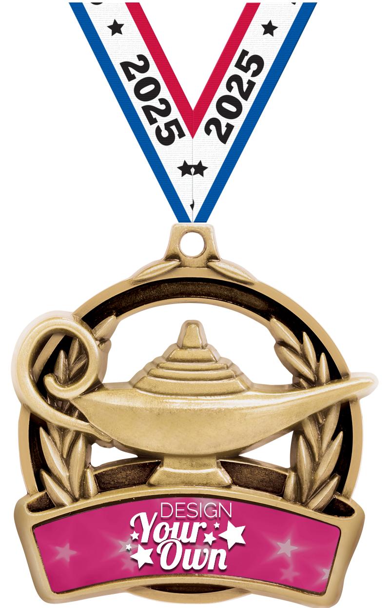 2"LAMP LEARN ACHVMNT INS M GLD