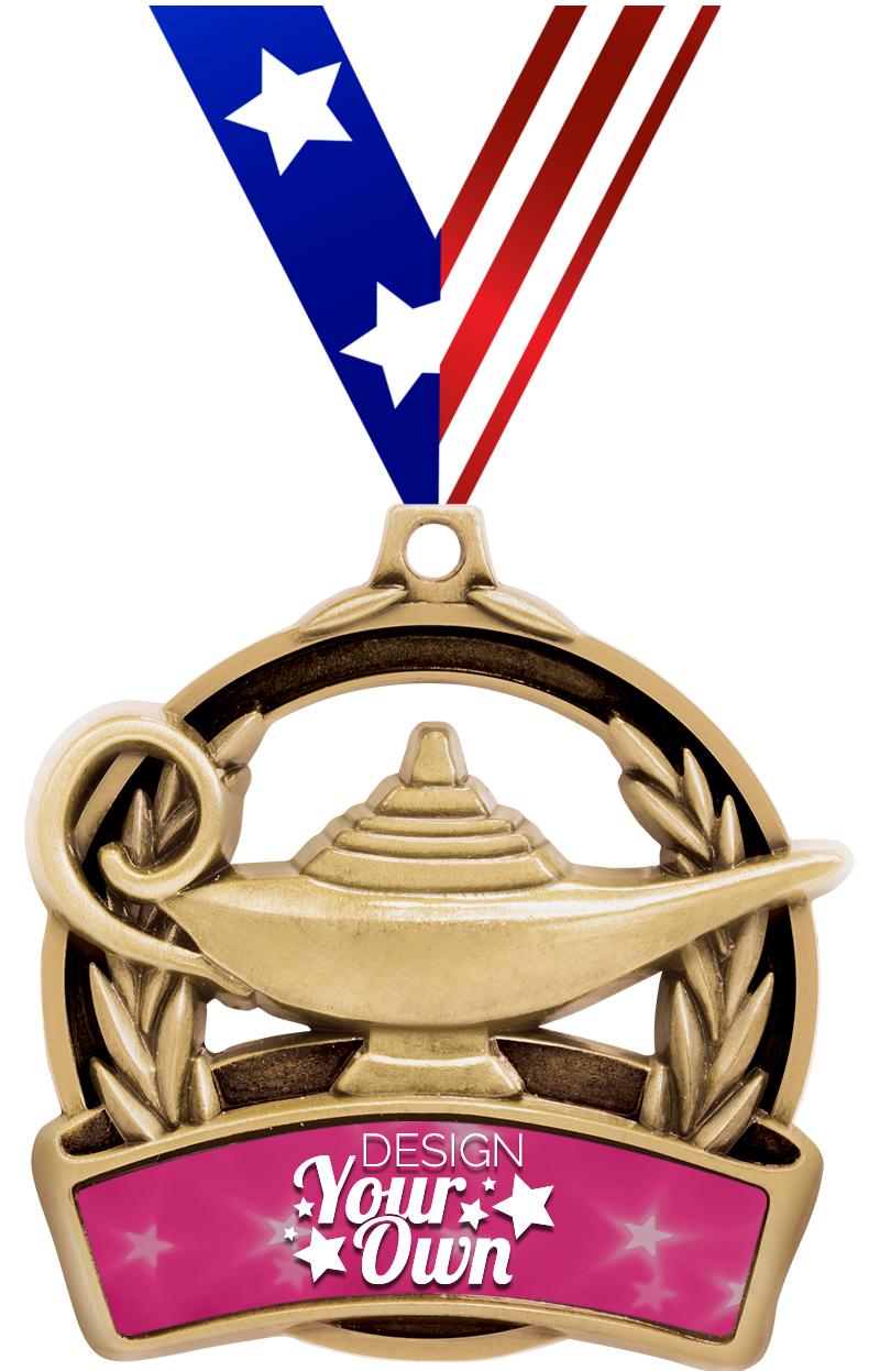 2"LAMP LEARN ACHVMNT INS M GLD