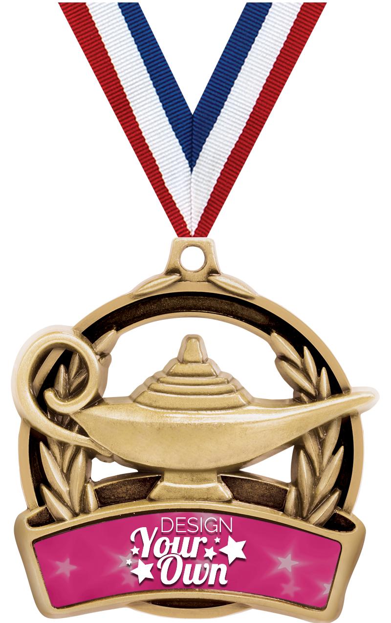 2"LAMP LEARN ACHVMNT INS M GLD