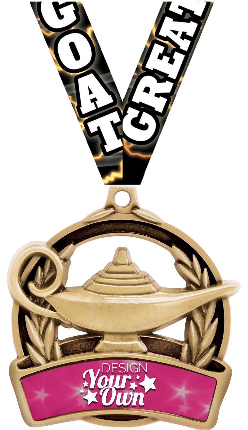 2"LAMP LEARN ACHVMNT INS M GLD