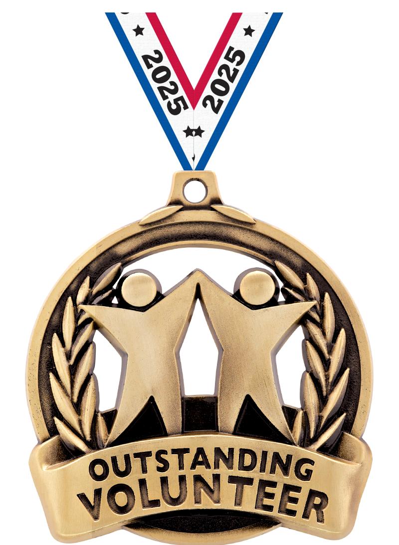 2" OUTSTANDING VOLUNTEER GOLD