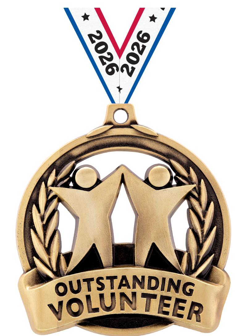 2" OUTSTANDING VOLUNTEER GOLD