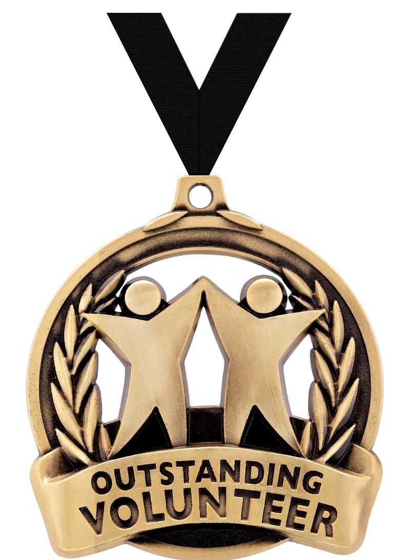 2" OUTSTANDING VOLUNTEER GOLD