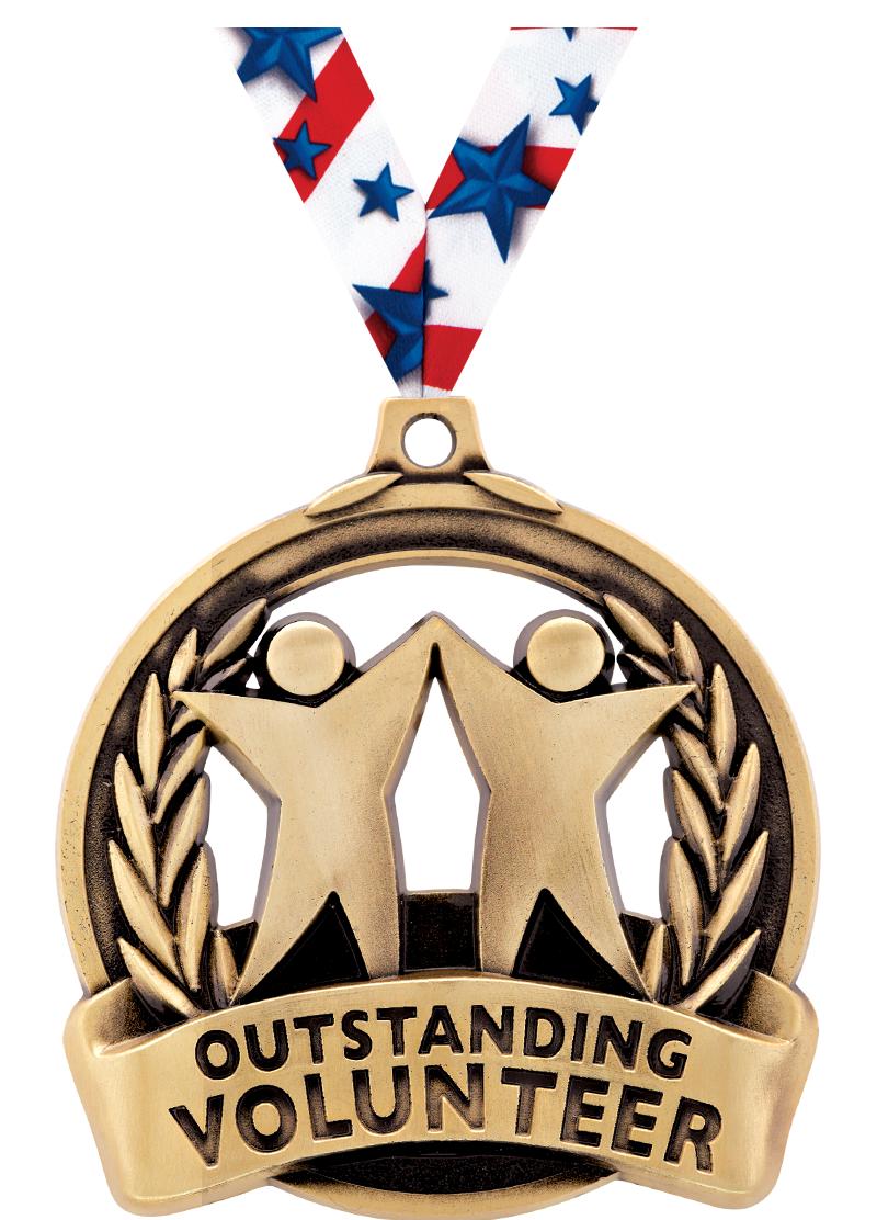 2" OUTSTANDING VOLUNTEER GOLD