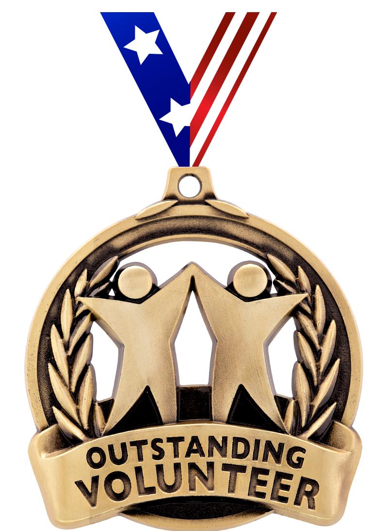 2" OUTSTANDING VOLUNTEER GOLD