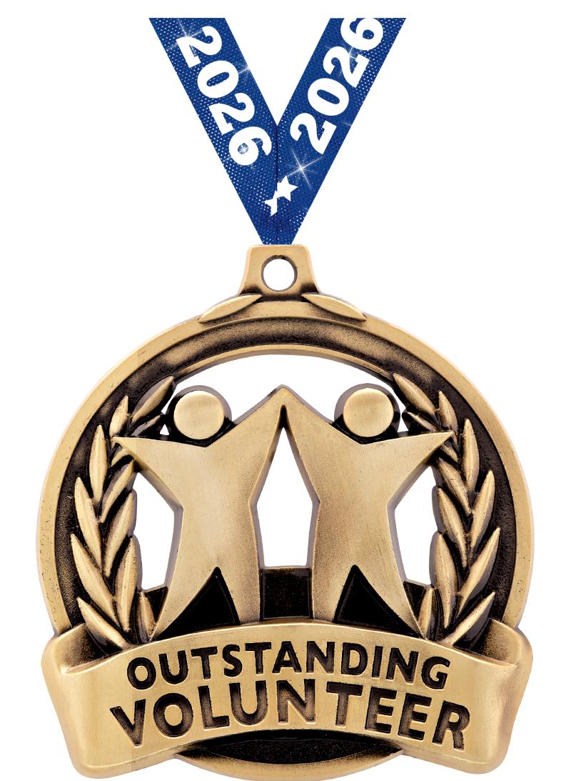2" OUTSTANDING VOLUNTEER GOLD