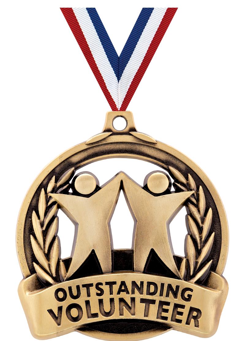 2" OUTSTANDING VOLUNTEER GOLD