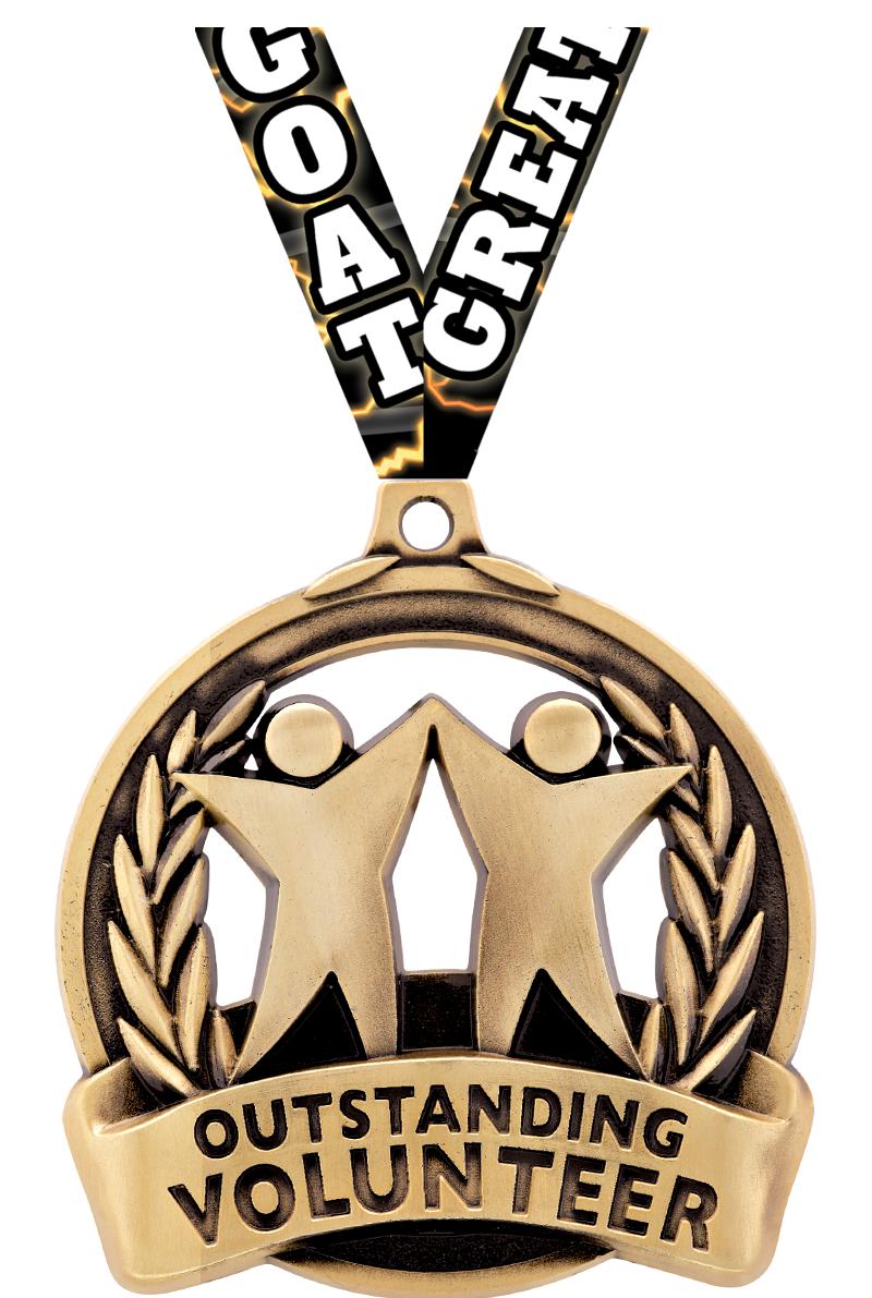 2" OUTSTANDING VOLUNTEER GOLD
