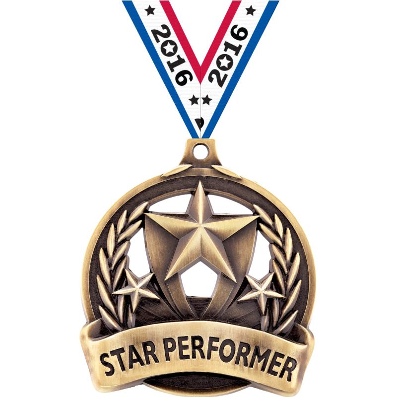 Star Performer Medals - Crown Awards