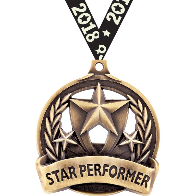 Star Performer Trophies - Star Performer Medals - Star Performer ...