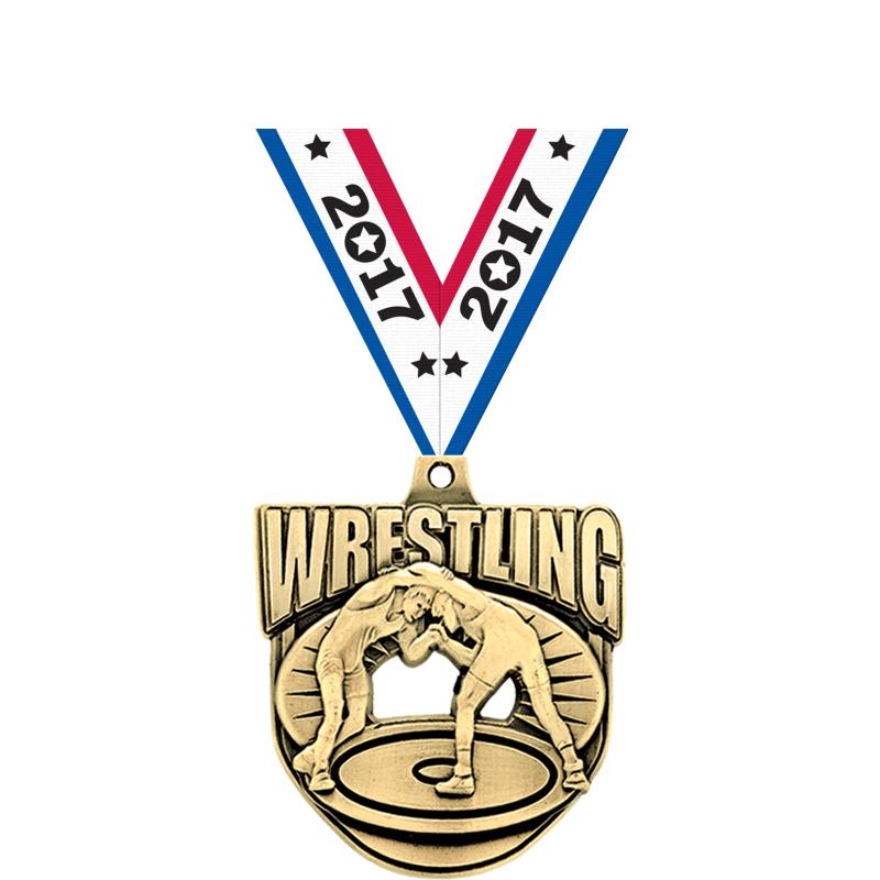 Wrestling Medals Crown Awards