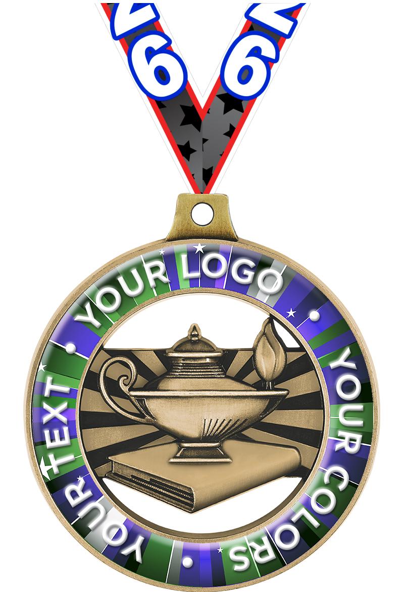 2" SCHOLASTIC CUST RIMZ GLD