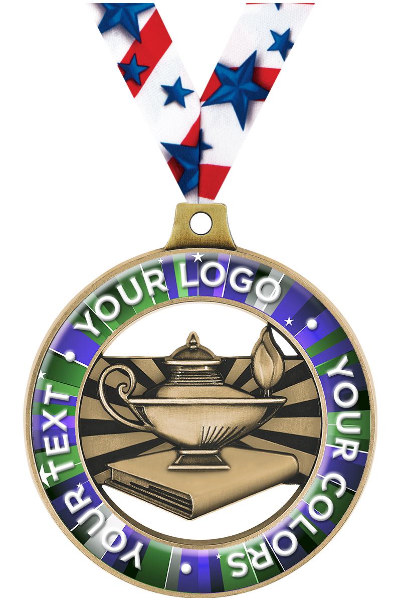 2" SCHOLASTIC CUST RIMZ GLD