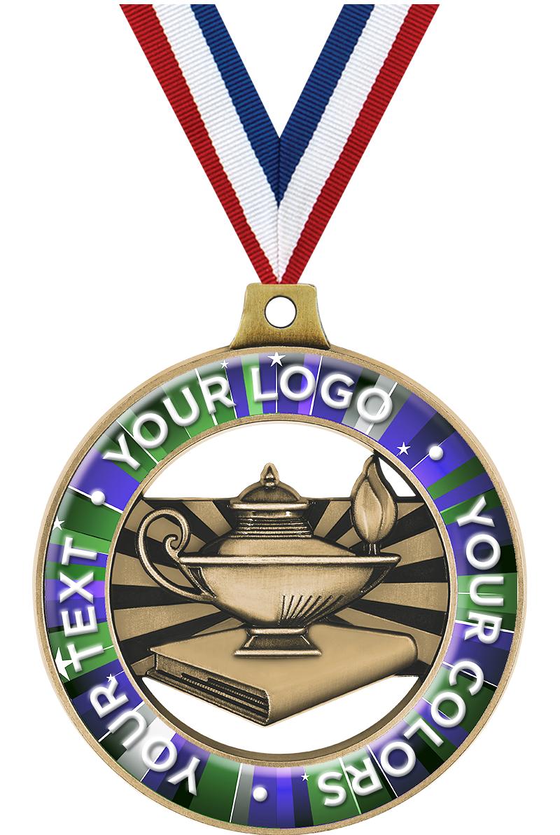 2" SCHOLASTIC CUST RIMZ GLD