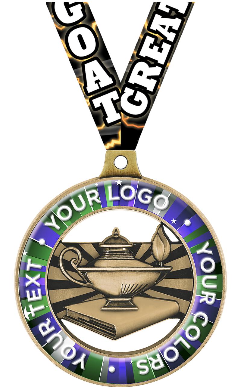 2" SCHOLASTIC CUST RIMZ GLD