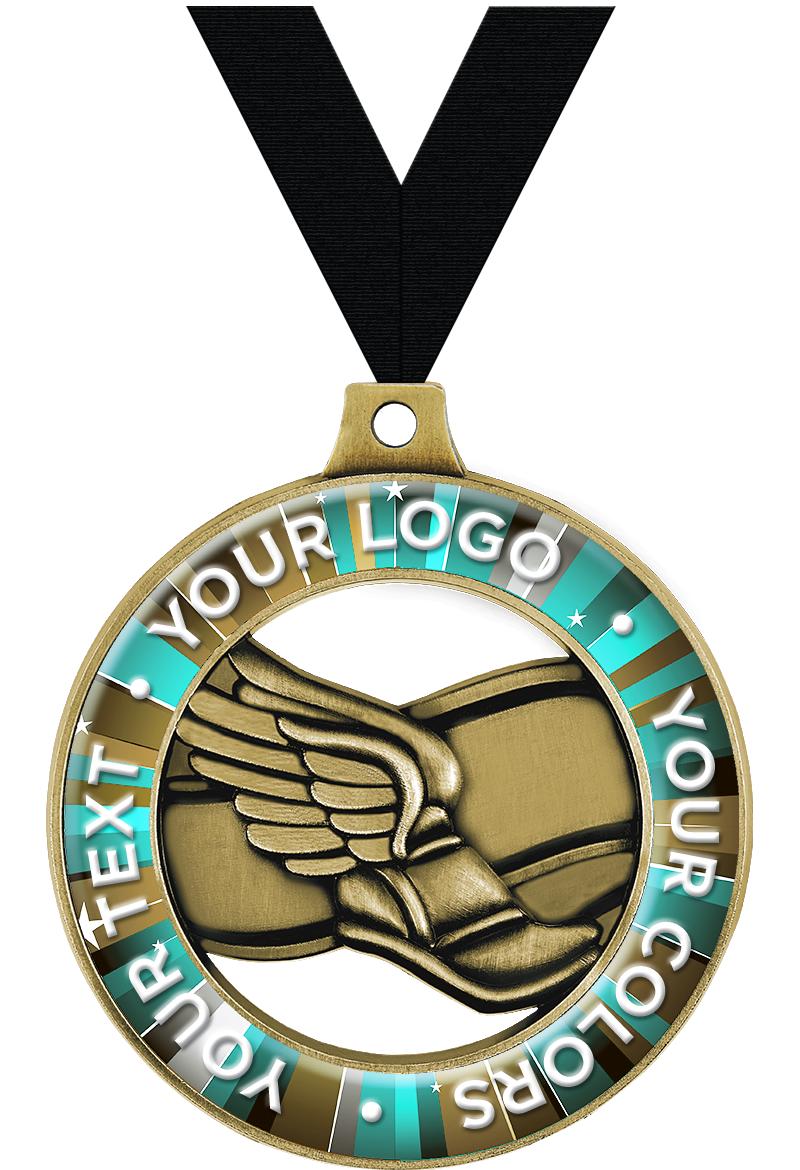 2" WINGED FOOT CUST RIMZ GLD