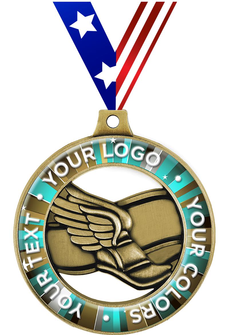 2" WINGED FOOT CUST RIMZ GLD