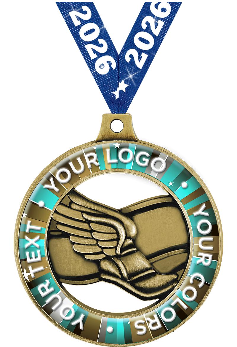 2" WINGED FOOT CUST RIMZ GLD