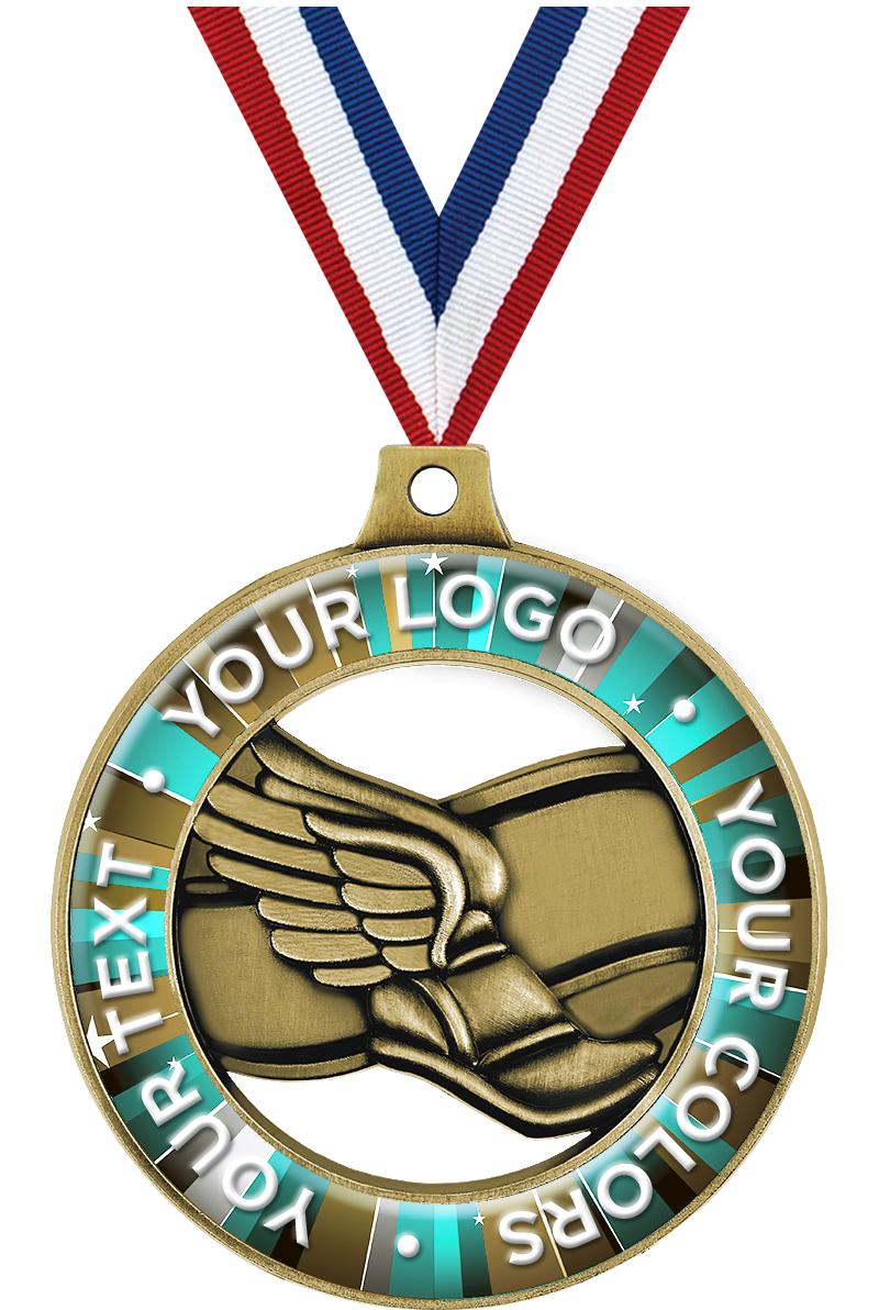 2" WINGED FOOT CUST RIMZ GLD