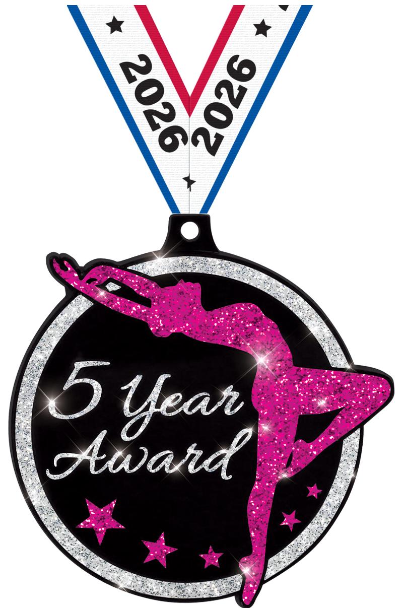 2.5" GLITTER DANCE 5 YEAR MDL