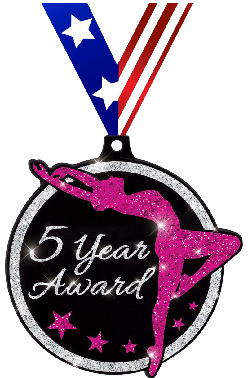 2.5" GLITTER DANCE 5 YEAR MDL