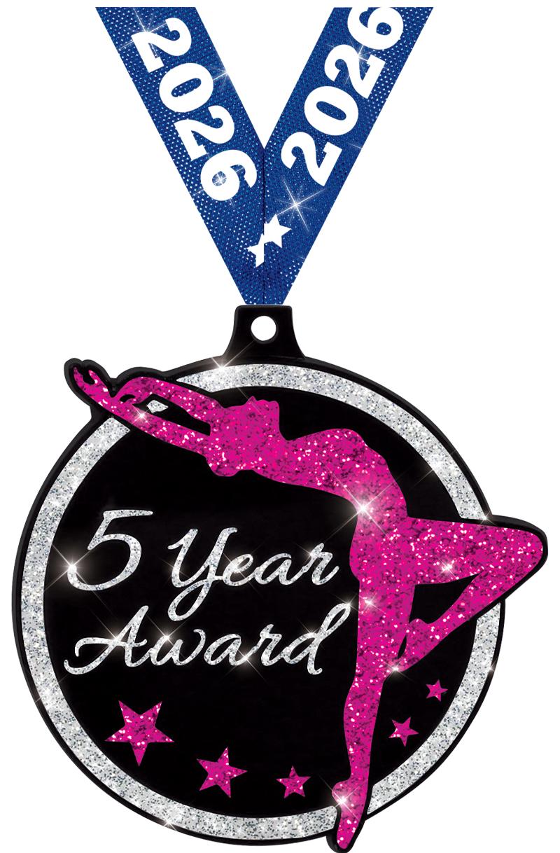 2.5" GLITTER DANCE 5 YEAR MDL