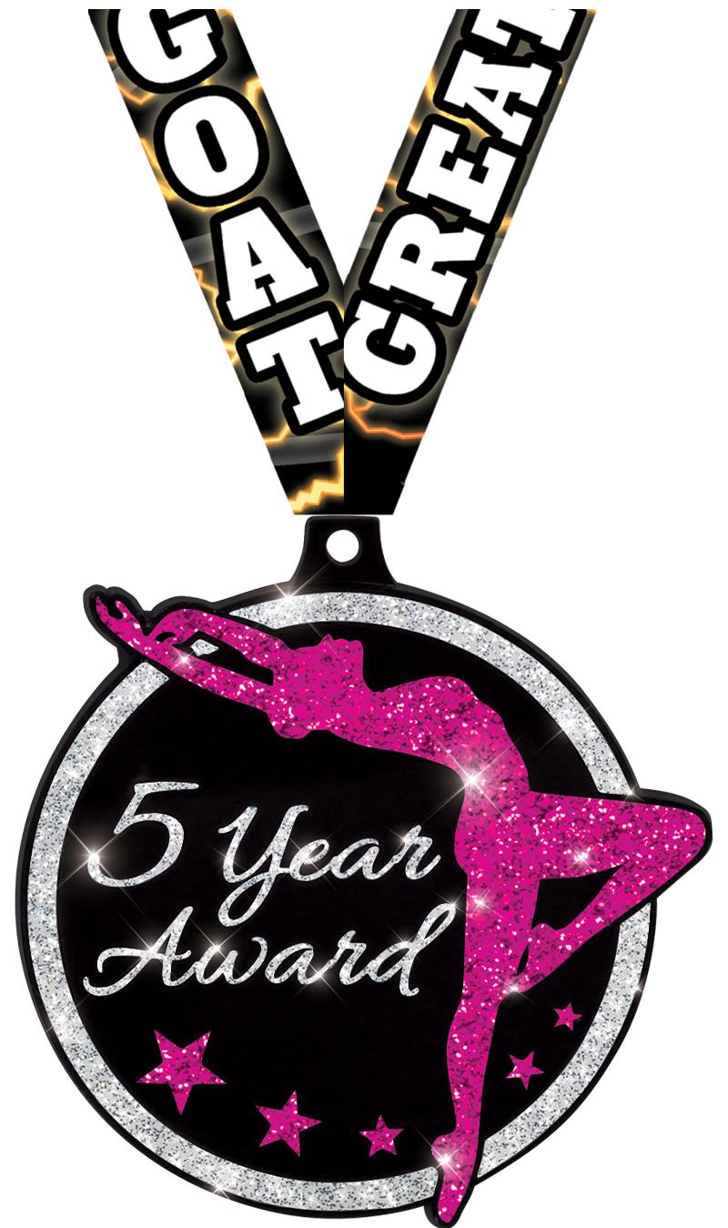 2.5" GLITTER DANCE 5 YEAR MDL