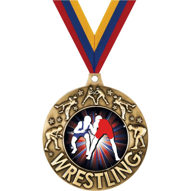 Wrestling Medals Crown Awards