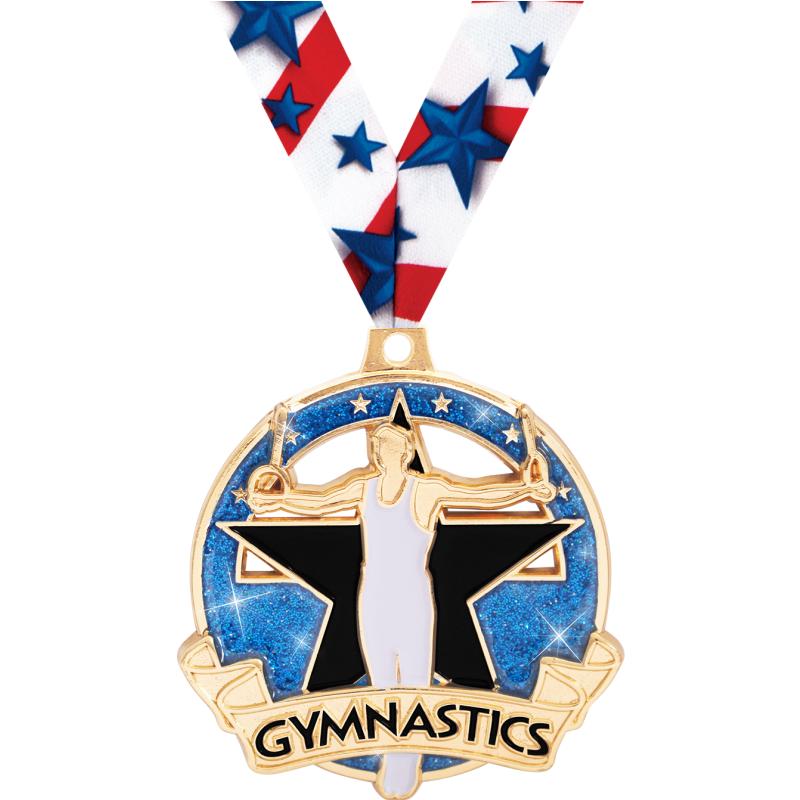 Gymnastics Trophies - Gymnastics Medals - Gymnastics Plaques and Awards