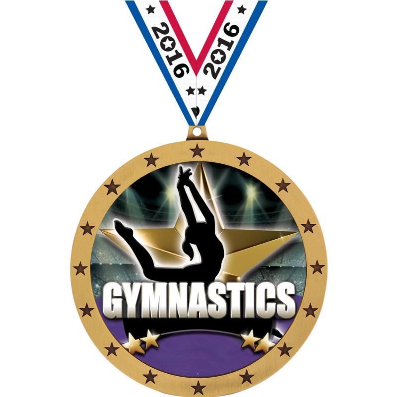 Gymnastics Medals Crown Awards