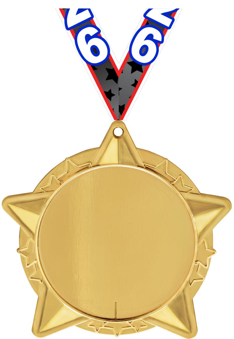 2 1/2"STAR CLUSTER NO INS GOLD