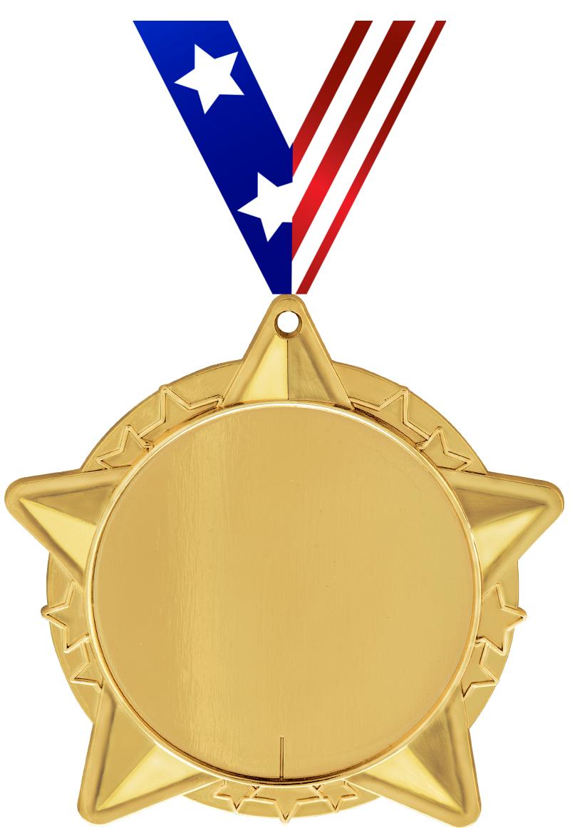 2 1/2"STAR CLUSTER NO INS GOLD