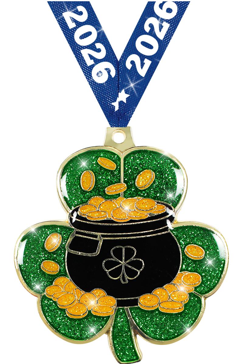 2.5" ST PATRICKS DAY GOLD MDL