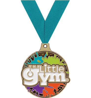 1 3/4" Skill Celebration Program Splatter The Little Gym Medal