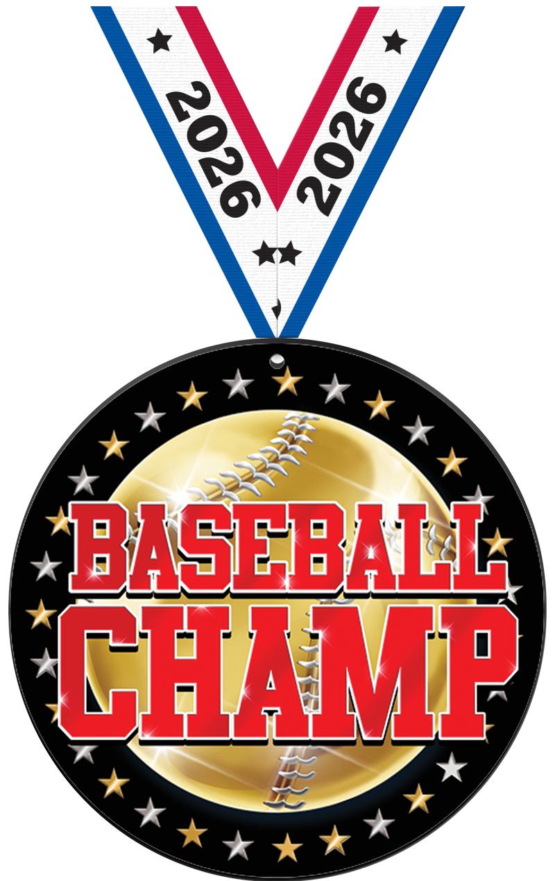 6" BASEBALL CHMP BALLR ACR MDL