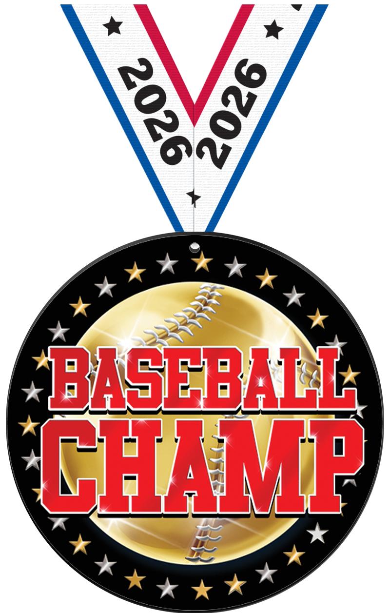 6" BASEBALL CHMP BALLR ACR MDL