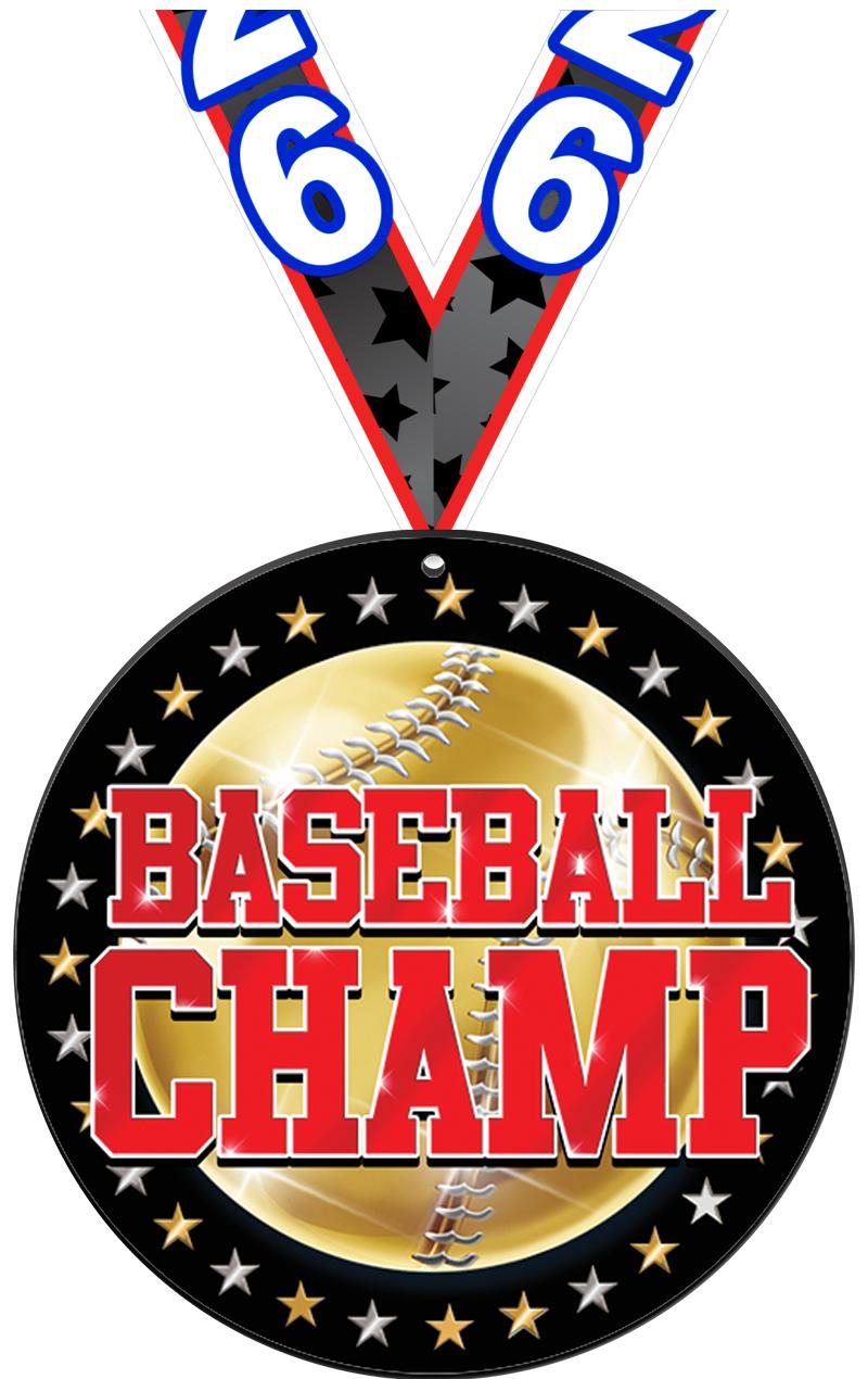 6" BASEBALL CHMP BALLR ACR MDL
