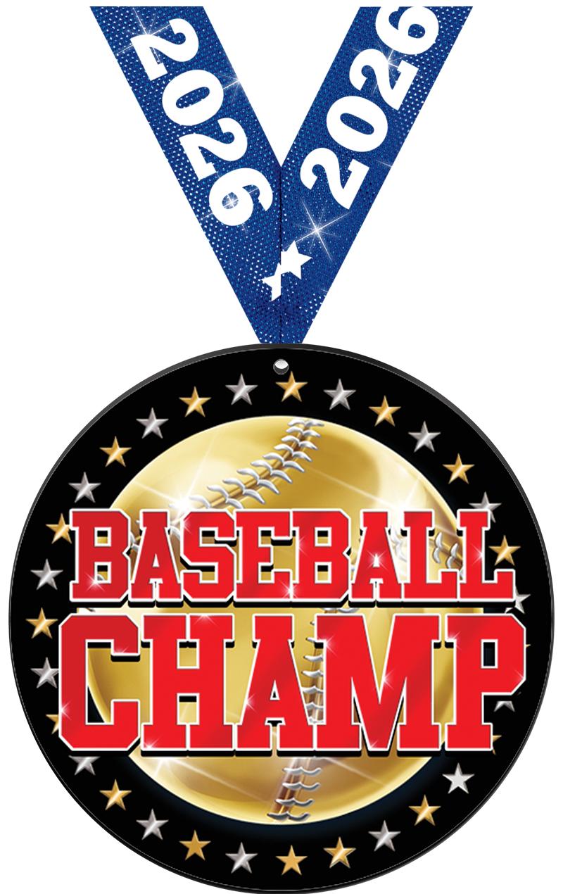 6" BASEBALL CHMP BALLR ACR MDL