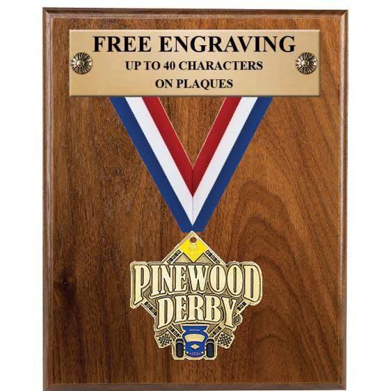 5X7 BOY SCOUT RIBBON PLAQUE