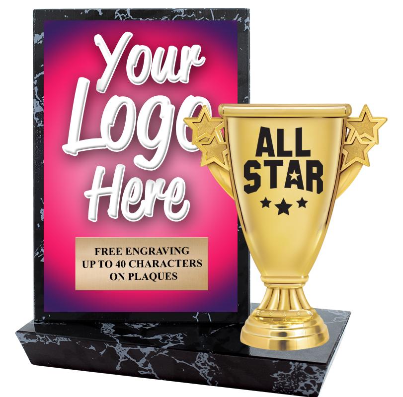 6"X6" CUSTOM STADIUM PLAQUE