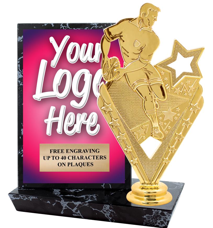 6"X6" CUSTOM STADIUM PLAQUE