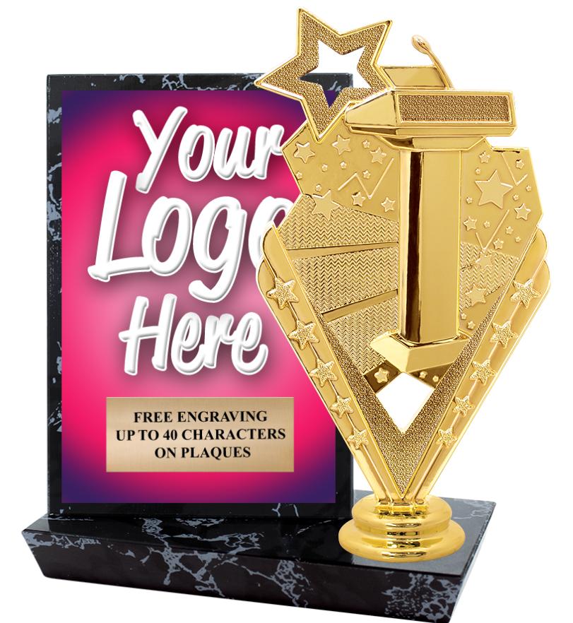 6"X6" CUSTOM STADIUM PLAQUE