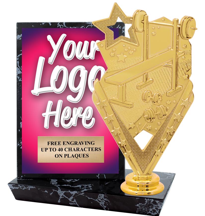 6"X6" CUSTOM STADIUM PLAQUE