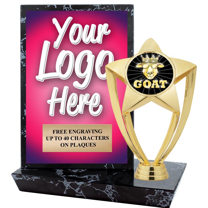 6"X6" CUSTOM STADIUM PLAQUE