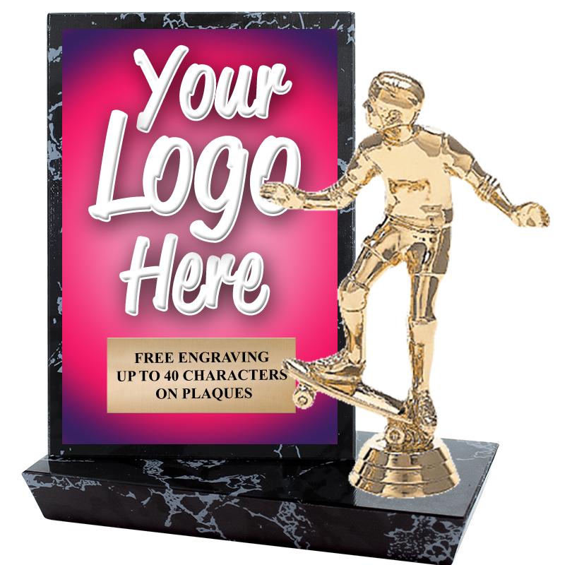 6"X6" CUSTOM STADIUM PLAQUE