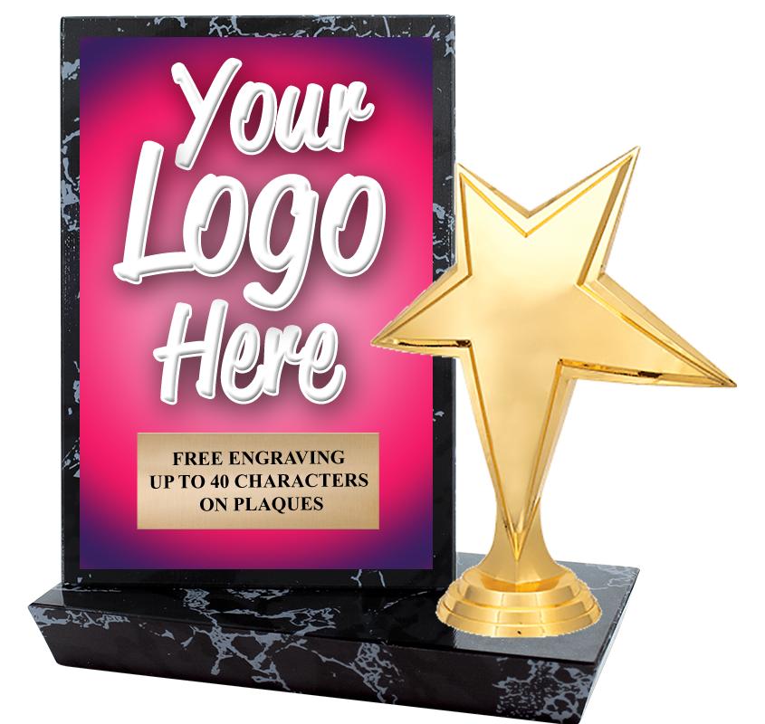 6"X6" CUSTOM STADIUM PLAQUE