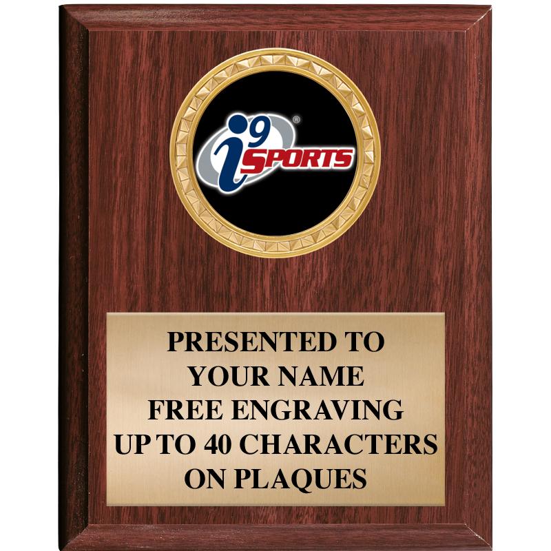 4" X 6" I9 WOOD INSERT PLQ