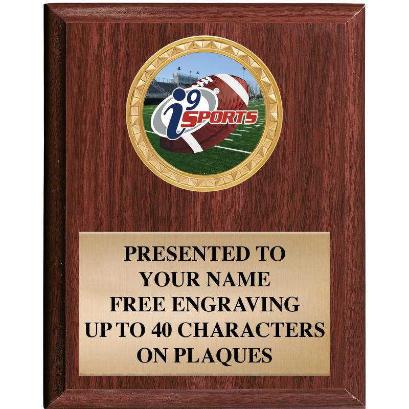 4" X 6" I9 WOOD INSERT PLQ